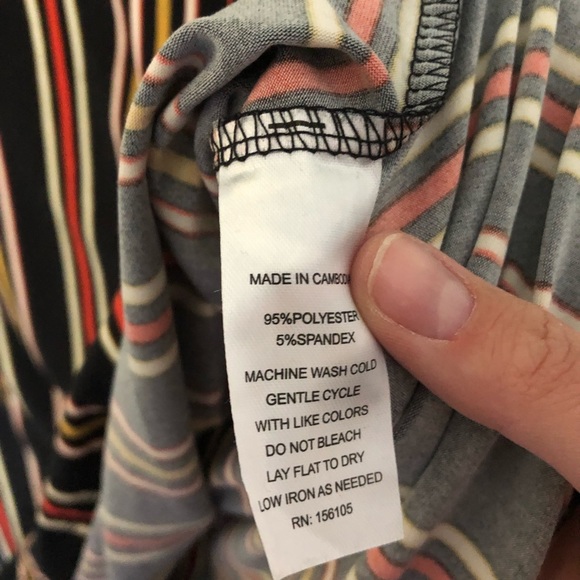 Absolutely Stripe Long Sleeve Dress sz M ✨ - Picture 3 of 3